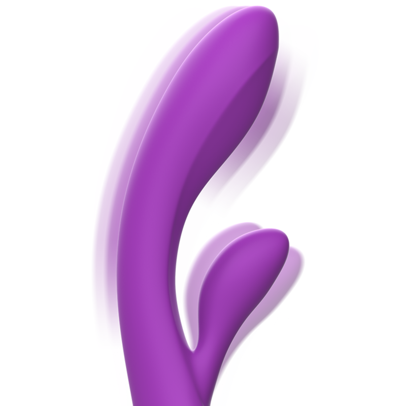 Intense – Vibromasseur Rabbit Luigi Double Stimulation Rechargeable Violet