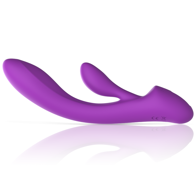 Intense – Vibromasseur Rabbit Luigi Double Stimulation Rechargeable Violet