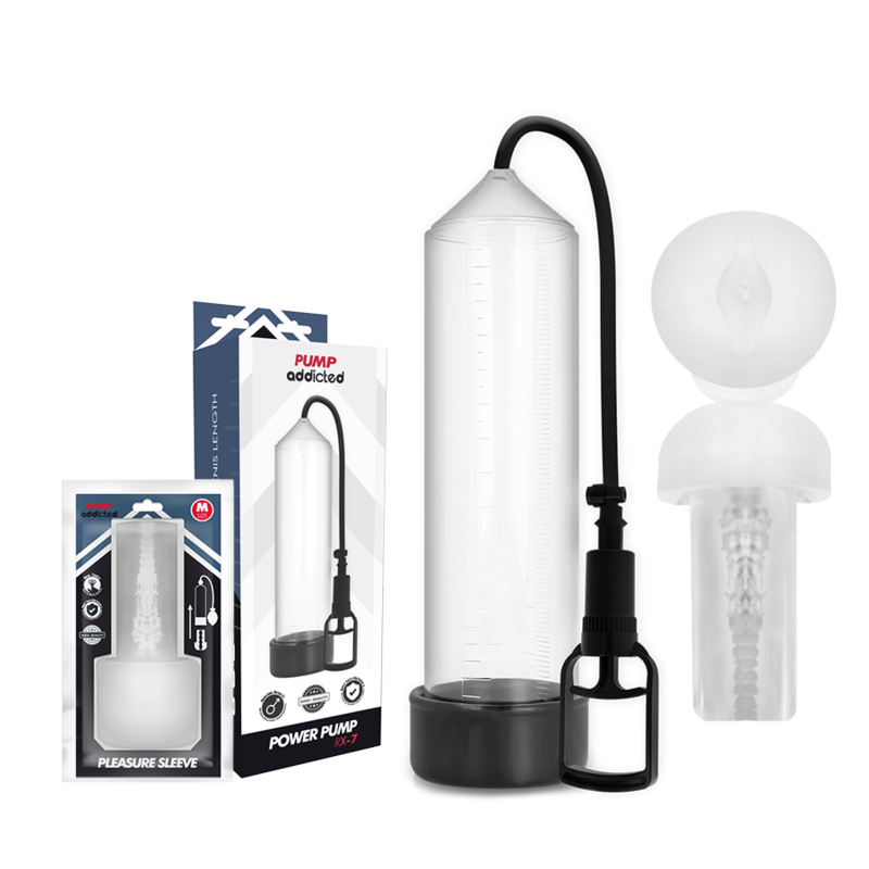 Pump addicted - rx7 transparent avec masturbateur