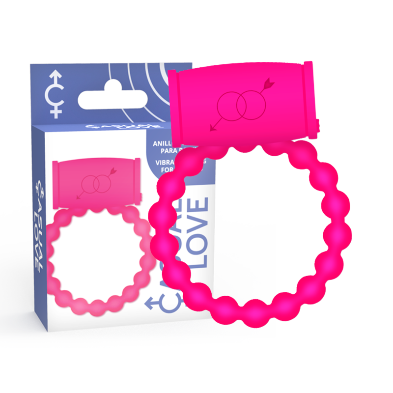 Casual love - bague vibratrice 25 rose