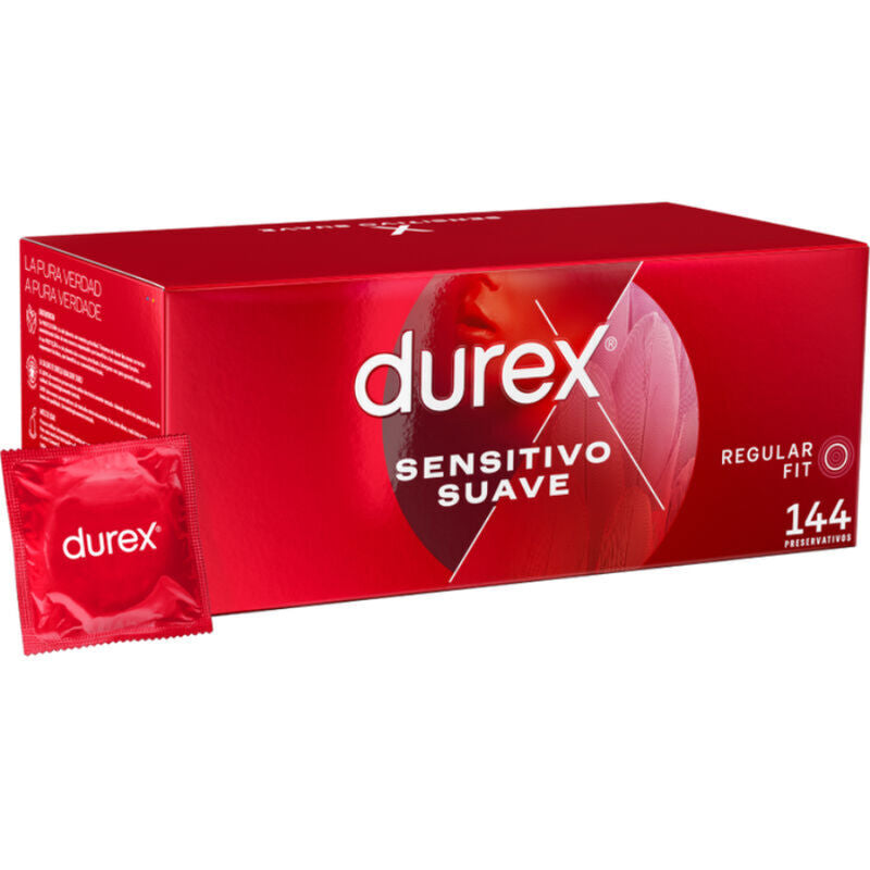 Durex - Préservatifs Ultra Fin Sensitivo Suave - Boîte de 144