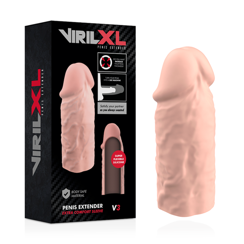 Virilxl - extension naturelle du pénis en silicone liquide v3