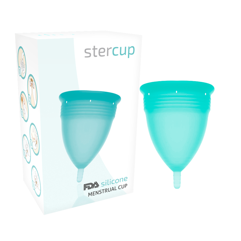 Stercup Cup Menstruelle silicone Taille S Bleu