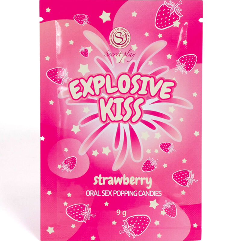 Secret Play - Bonbons Explosifs Sexe Oral - Saveur Fraise