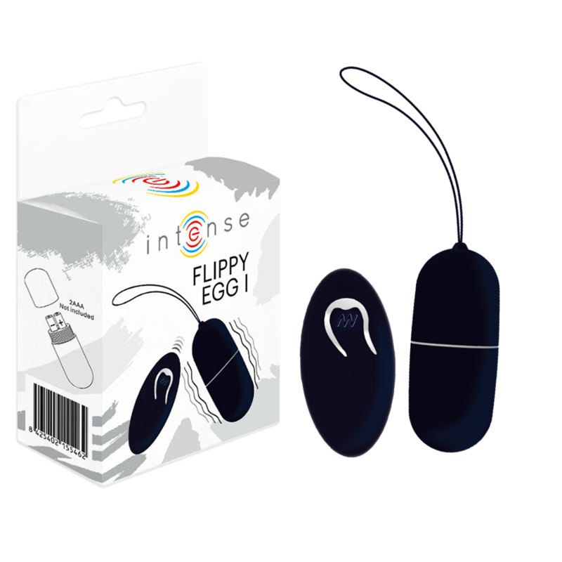 Oeuf Vibrant Télécommandé Flippy 1 Noir - Intense