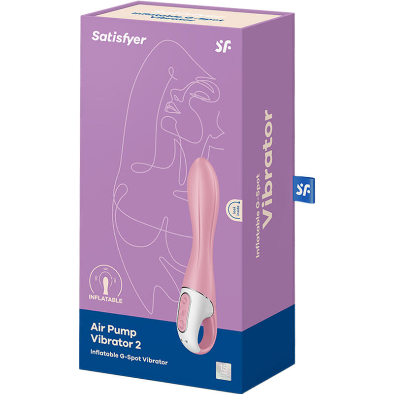 Satisfyer - Vibromasseur Gonflable Air Pump Vibrator 2 - Rose