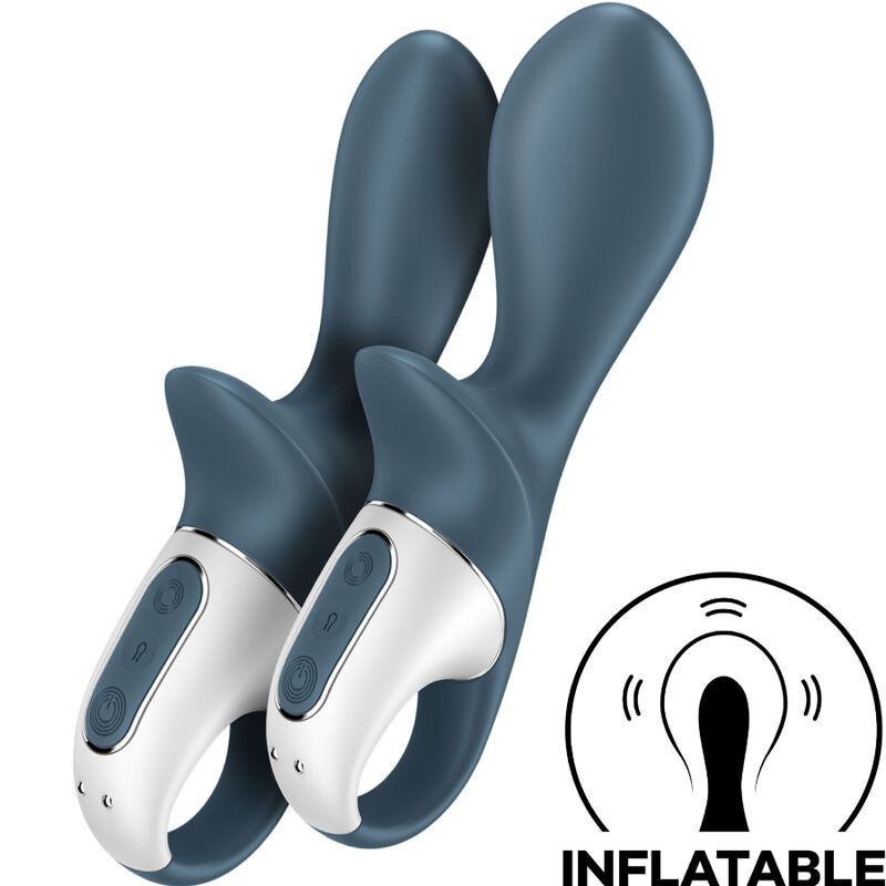 Satisfyer - Vibromasseur Anal Gonflable Air Pump Booty 2 - Gris