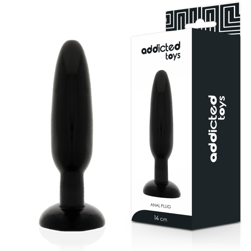 Addicted Toys – Plug Anal pour débutants Noir – 14 cm