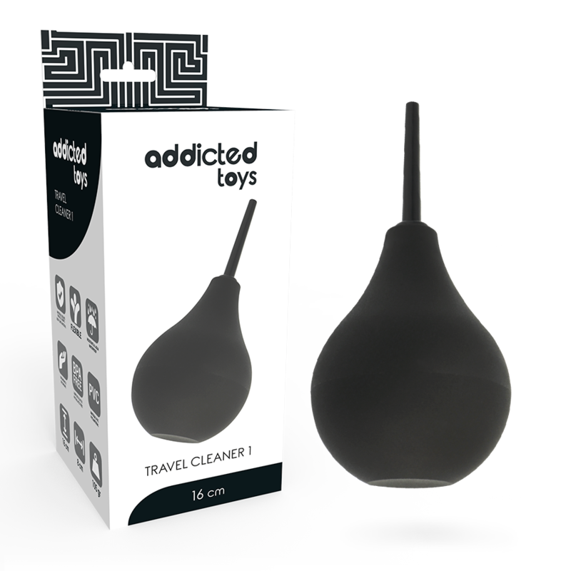 Adiccted Toys Poire à lavement noir 250 ml