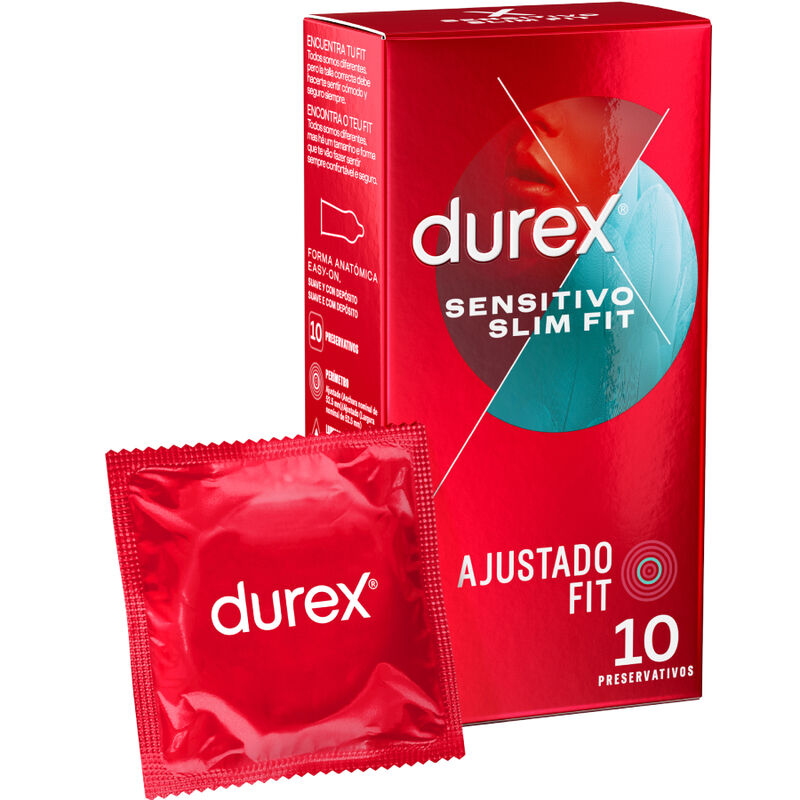 Durex - sensitivo slim fit 10 unités