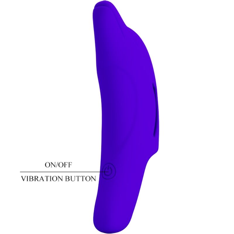 Pretty Love – Doigt Vibrant Rechargeable Delphini – Violet