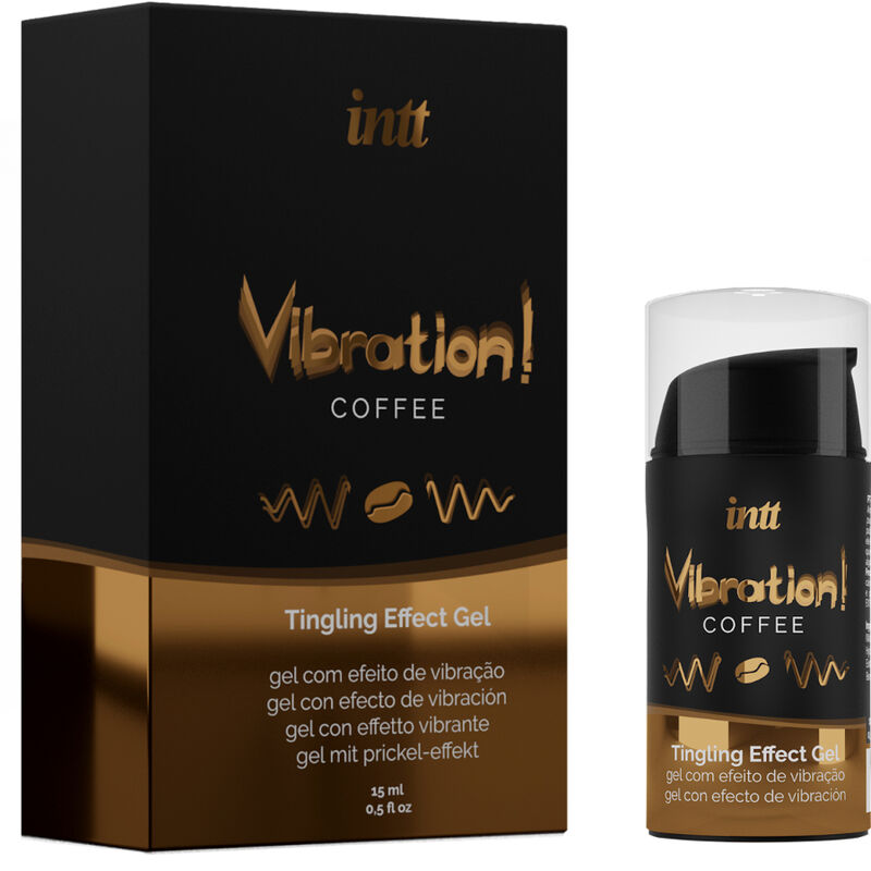 Intt - puissant gel vibrant liquide stimulant intime caf 15ml
