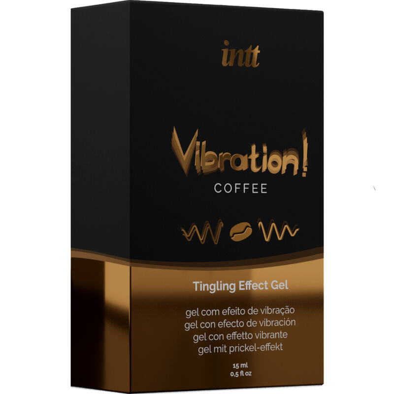 Intt - puissant gel vibrant liquide stimulant intime caf 15ml