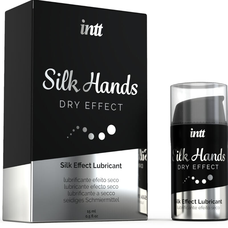 Intt - Gel de Masturbation Silicone Dry Effect Silk Hands - 15 ml