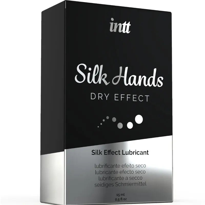 Gel Lubrifiant Silicone Dry Effect Silk Hands 15ml - Intt