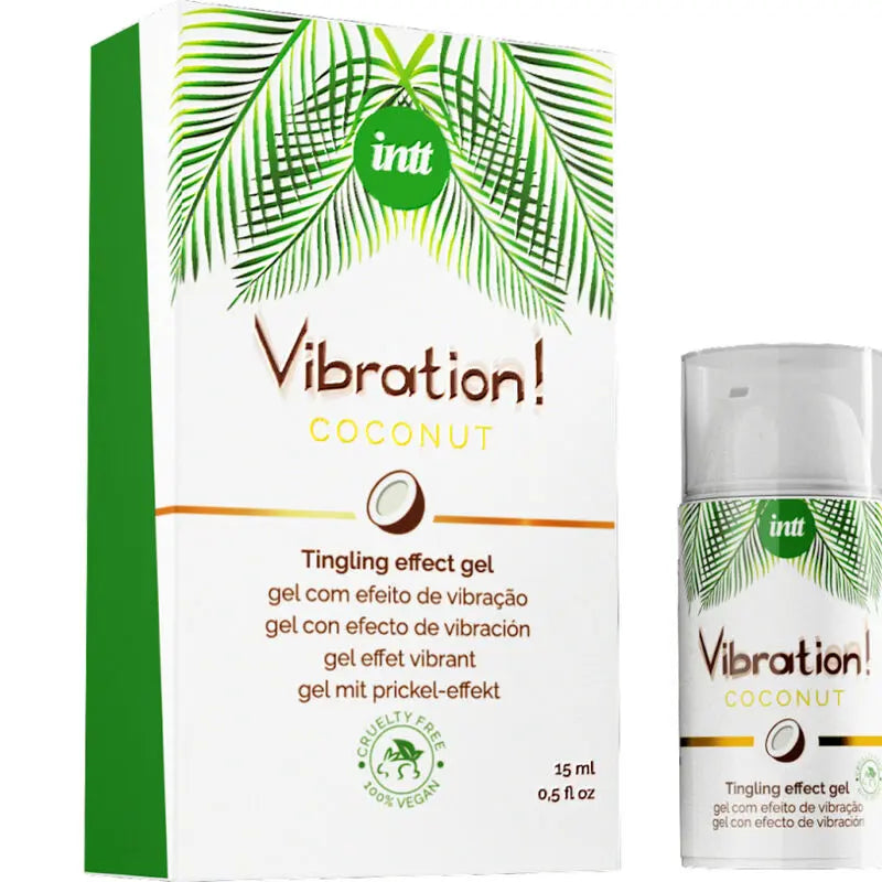 Gel Stimulant Vibrant Noix de Coco Vegan 15ml - Intt