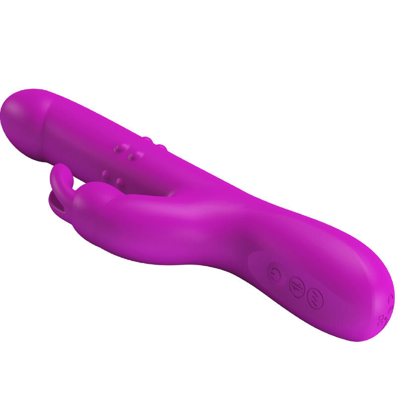Pretty Love – Vibromasseur Rabbit Va et Vient 12 Modes de Vibration Violet