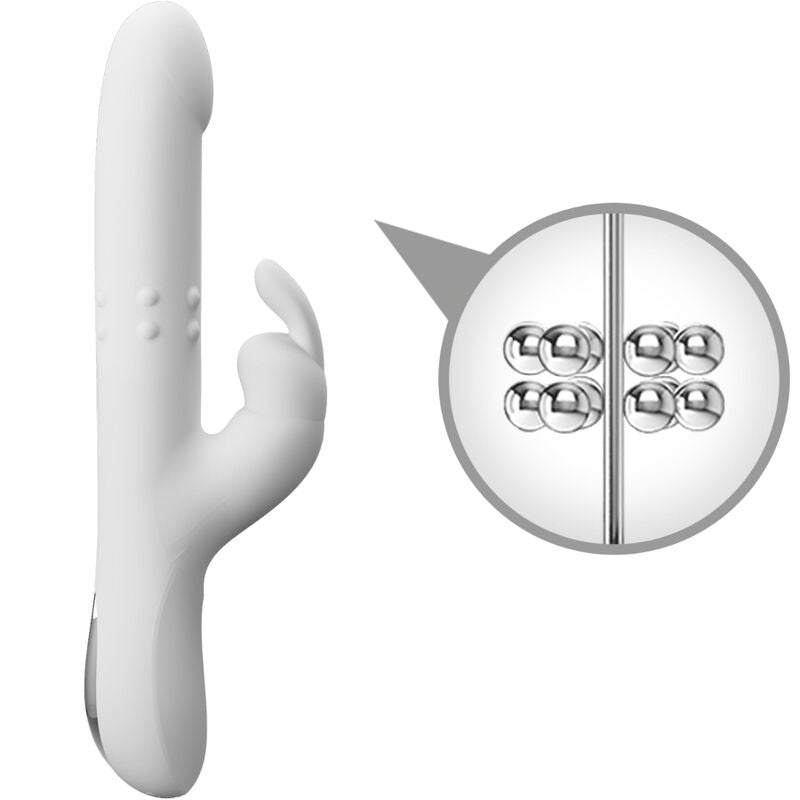 Pretty Love – Vibromasseur Rabbit Va et Vient 12 Modes de Vibration Blanc