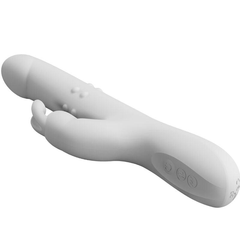 Pretty Love – Vibromasseur Rabbit Va et Vient 12 Modes de Vibration Blanc