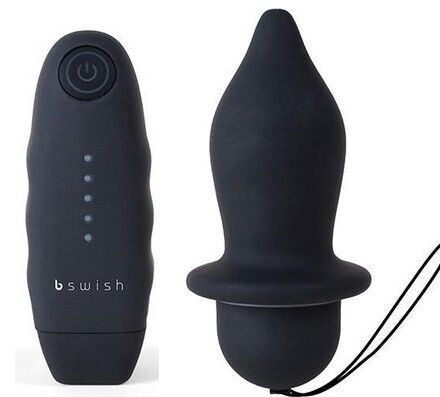 B Swish - Plug Anal Vibrant Bfilled Classic Unleashed - Noir