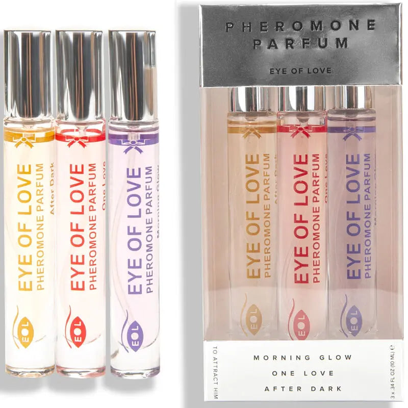 Eye of Love – Coffret Parfum aux Phéromones – 3 Senteurs