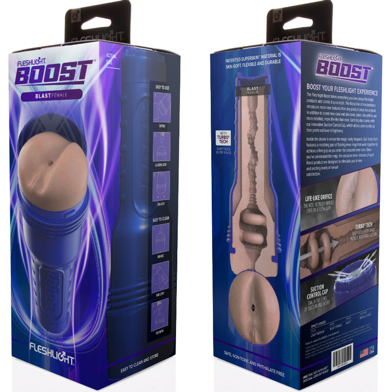 Fleshlight - Masturbateur Anus Boost Blast - Rose
