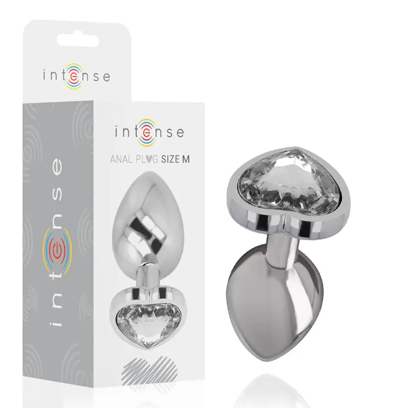 Plug Anal Métal Intense Diamond Jewel Blanc M - Intense