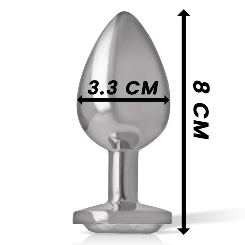 Plug Anal Métal Intense Diamond Jewel Blanc M - Intense
