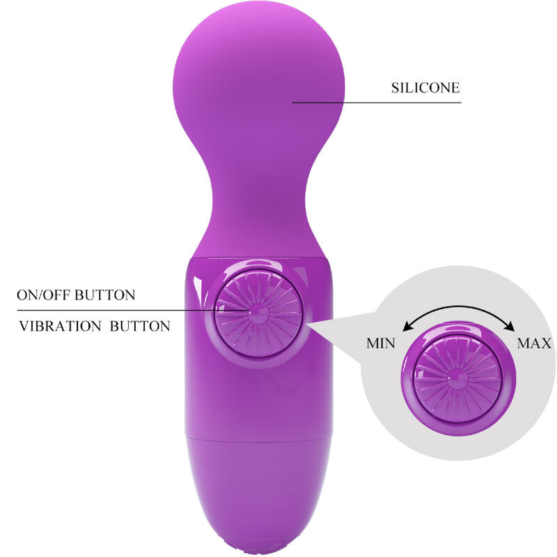 Pretty love Mini masseur wand Violet
