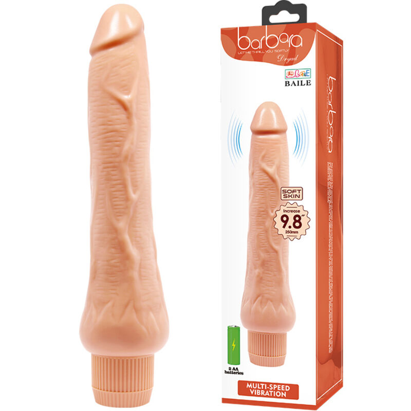 Baile - Vibromasseur Gode XXL Réaliste Chair - 25 cm