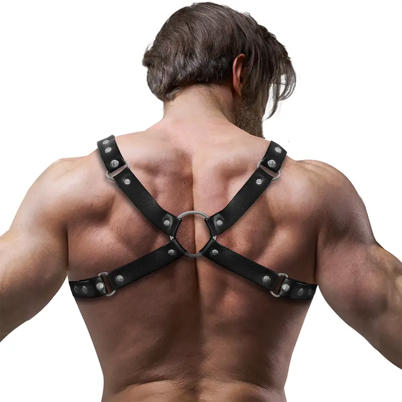 Harnais Poitrine Bulldog Cuir Écologique M/L - Submissive