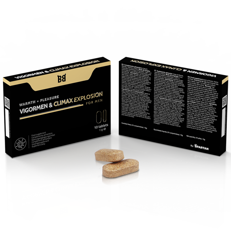 Black bull - vigormen & climax explosion plus grand plaisir pour hommes 10 gélules