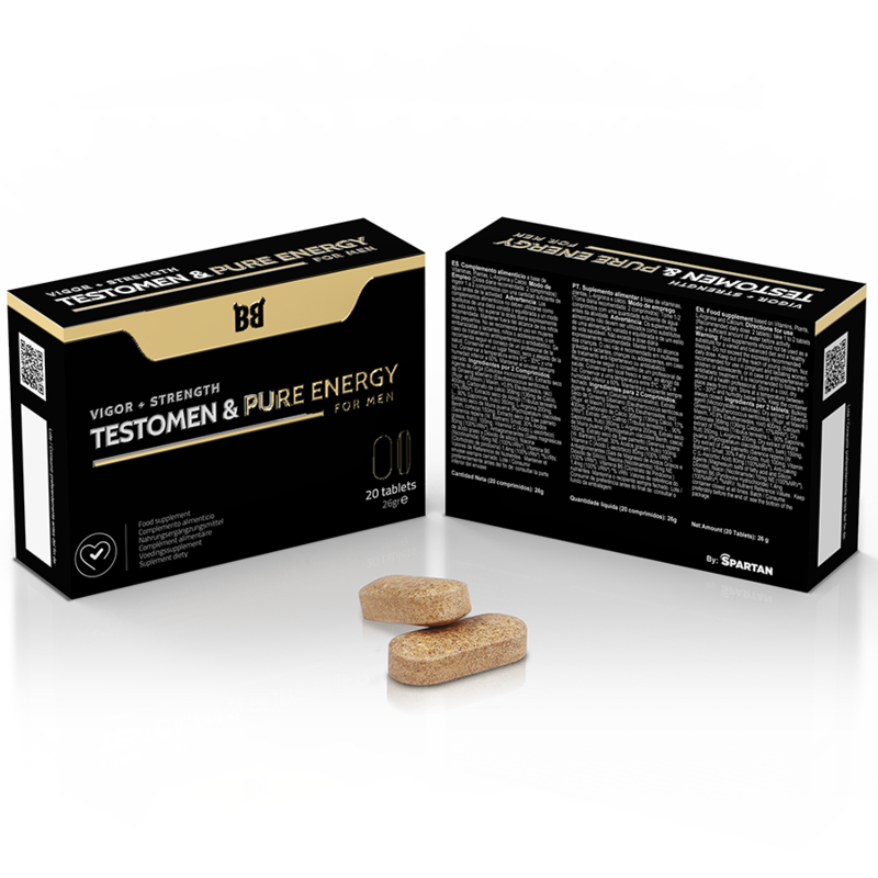 Black bull - testomen & pure energy enhancer pour hommes 20 gélules