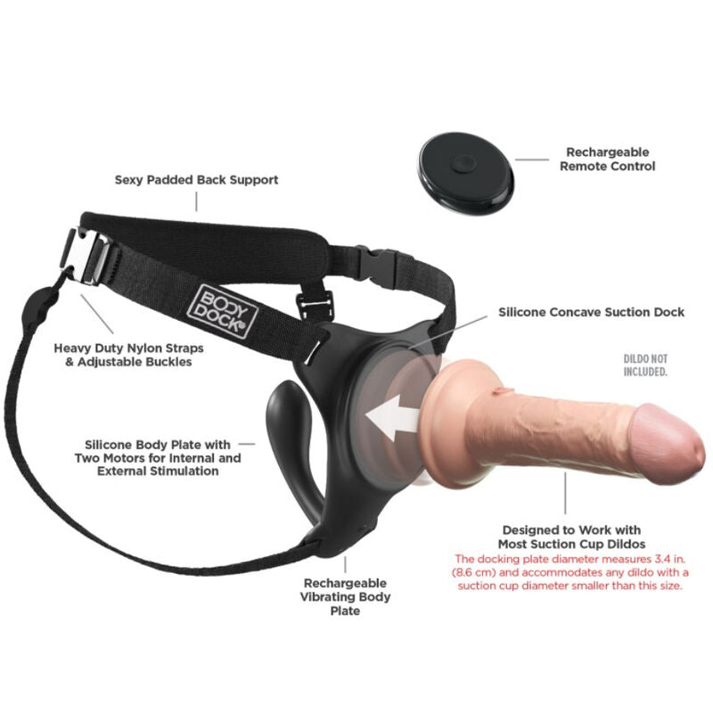 Pipedreams - Harnais Vibrant pour Gode Ventouse