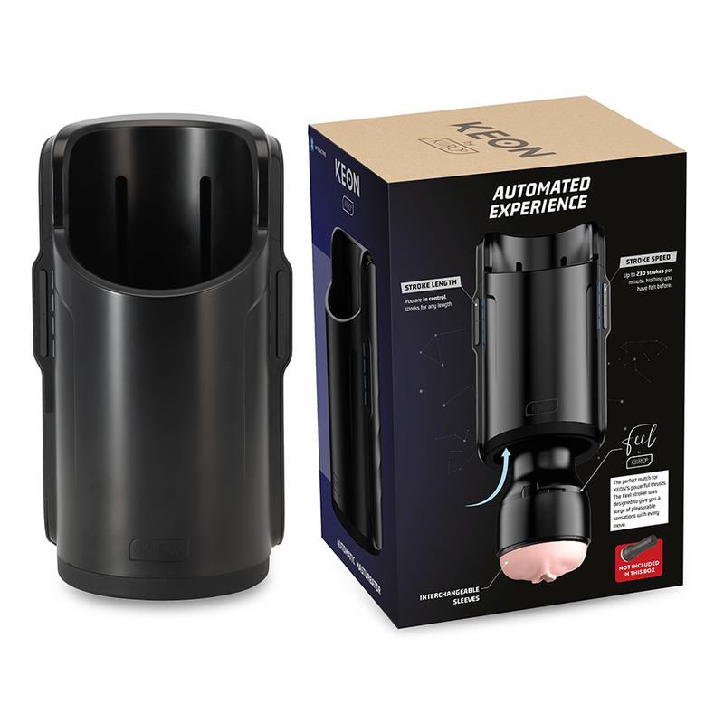 Kiiroo - keon + feel nicolette shea stroker + lubrifiant de qualité aqua 50 ml