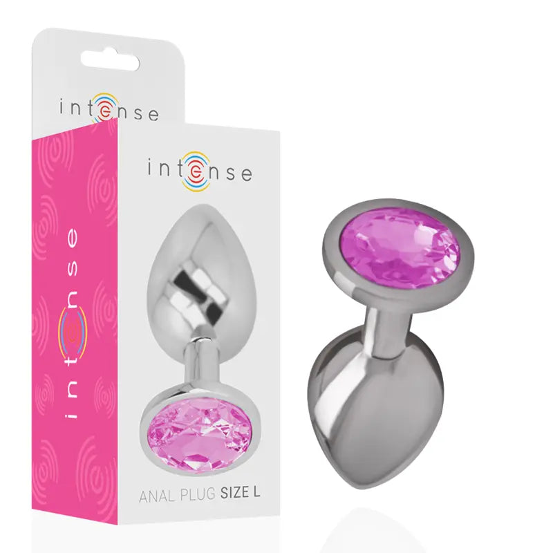 Plug Anal Intense Diamant Rose Taille L - Intense