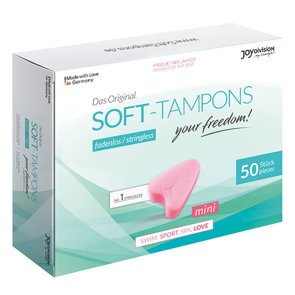 Joydivision Éponges Menstruelles Soft Tampons Mini Boîte de 50