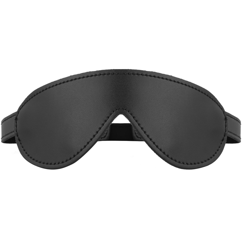 Intense - Masque intégral BDSM en Cuir synthétique - Noir