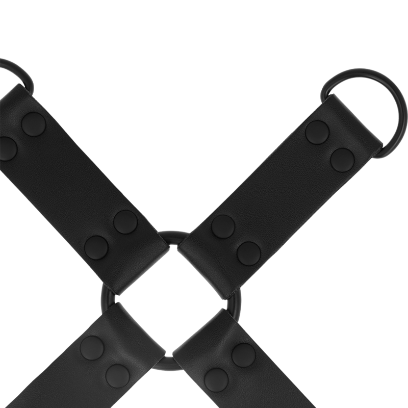 Intense – Attache Hogtie en X - Noir