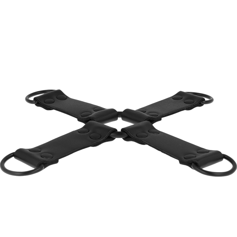 Intense – Attache Hogtie en X - Noir
