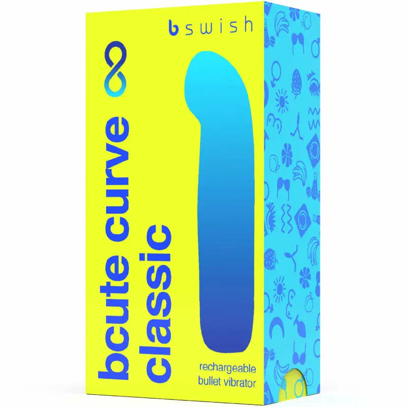 B Swish - Vibromasseur Rechargeable Incurvé Bcute Curve Classic - Jaune