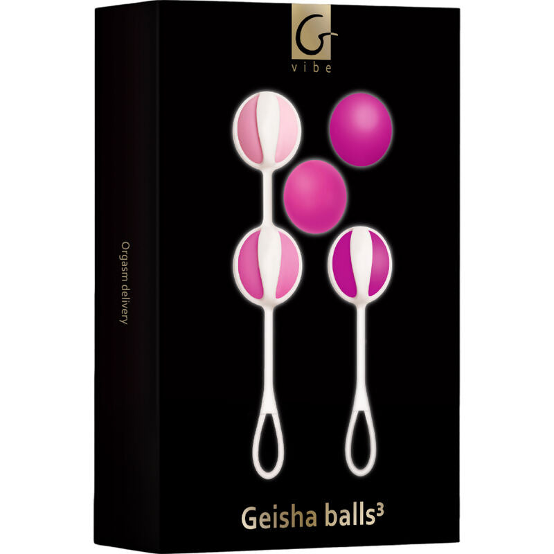 G Vibe – Kit de 5 Boules de Geisha Roses