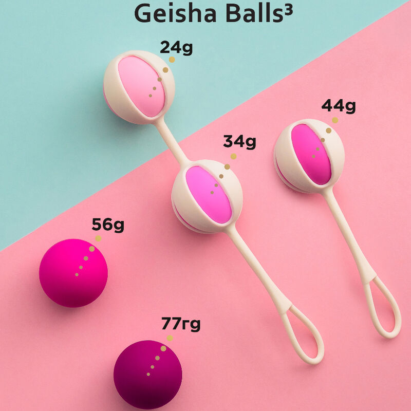 G Vibe – Kit de 5 Boules de Geisha Roses
