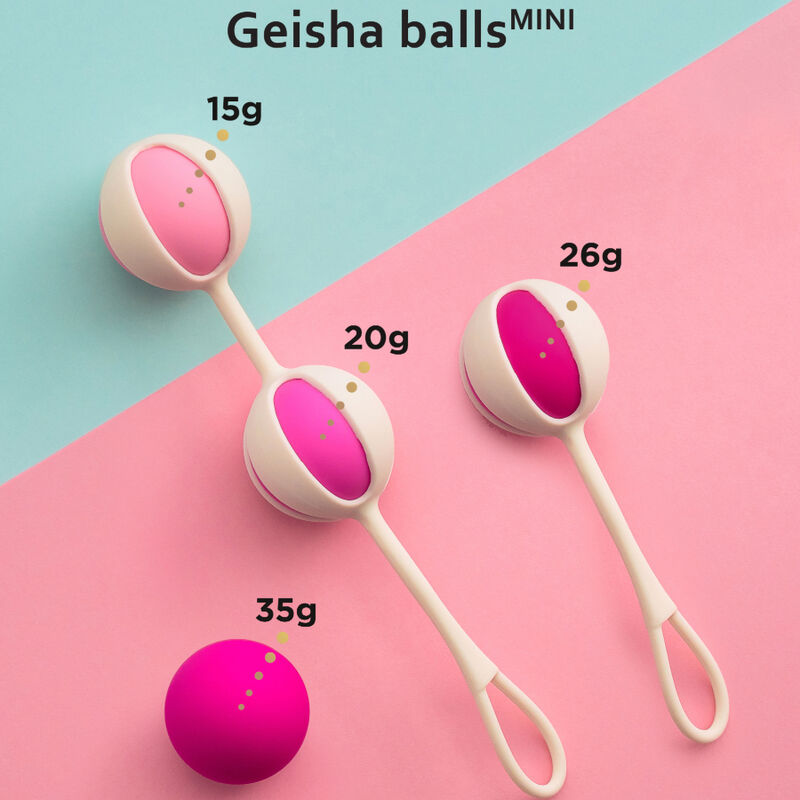 G vibe – Kit de 4 Mini Boules de Geisha Violettes
