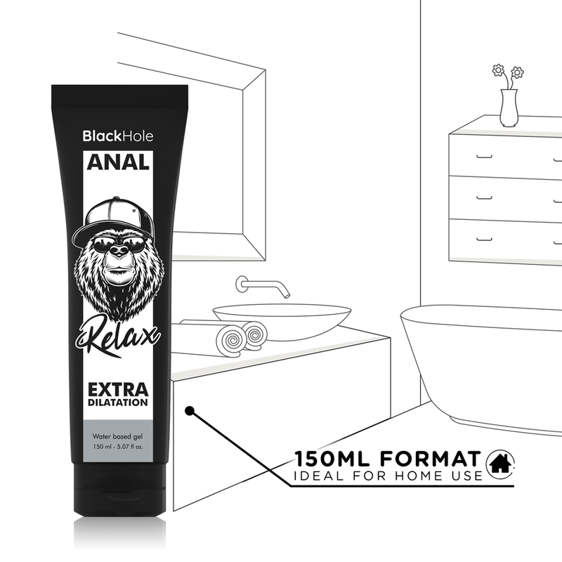 Black Hole – Gel Anal à Base d’Eau Effet Dilatateur – 150 ml