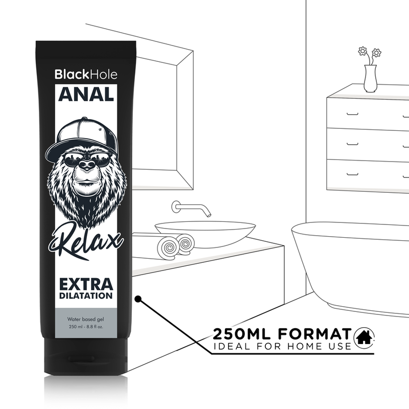 Black Hole – Lubrifiant Anal à Base d’Eau Effet Dilatateur – 250 ml