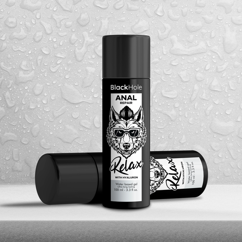 Black Hole - Lubrifiant Dilatateur Relax Réparation Anal à Base d’Eau - 100 ml