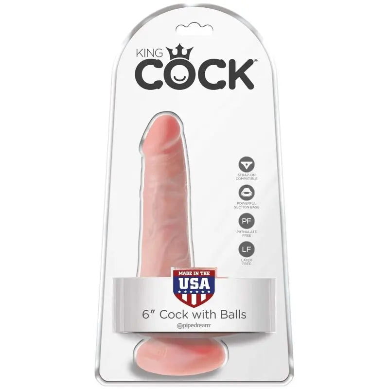 Gode Réaliste King Cock avec Ventouse 13,5 cm - Pipedream