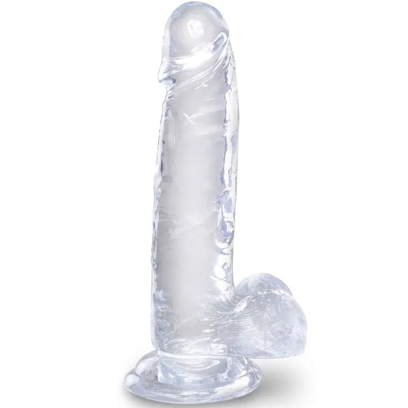 Gode Réaliste King Cock Clear Transparent 15,2cm - Pipedream