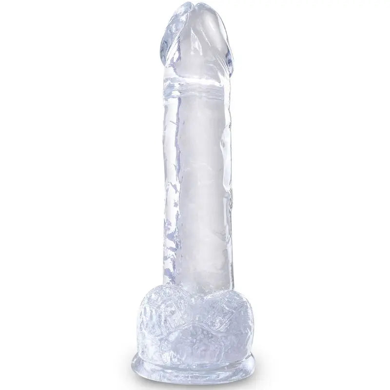Gode Réaliste King Cock Clear Transparent 15,2cm - Pipedream